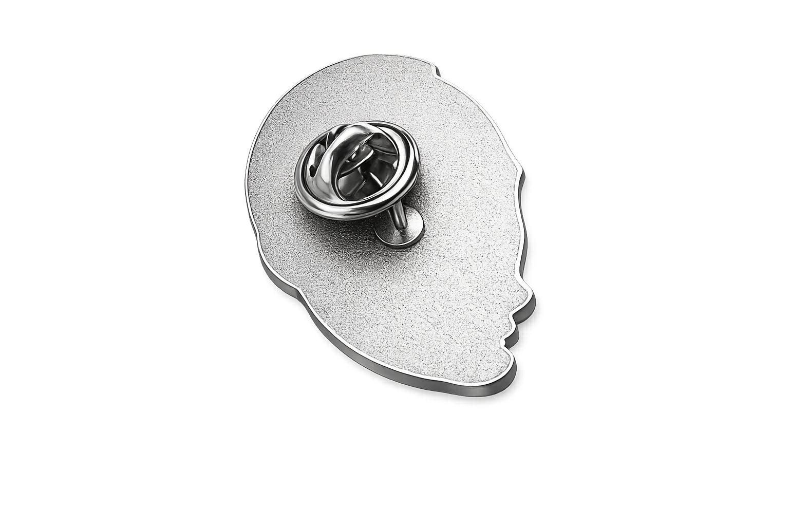 Face Enamel Pin — back