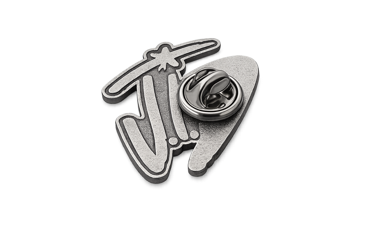 JID Enamel Pin — back