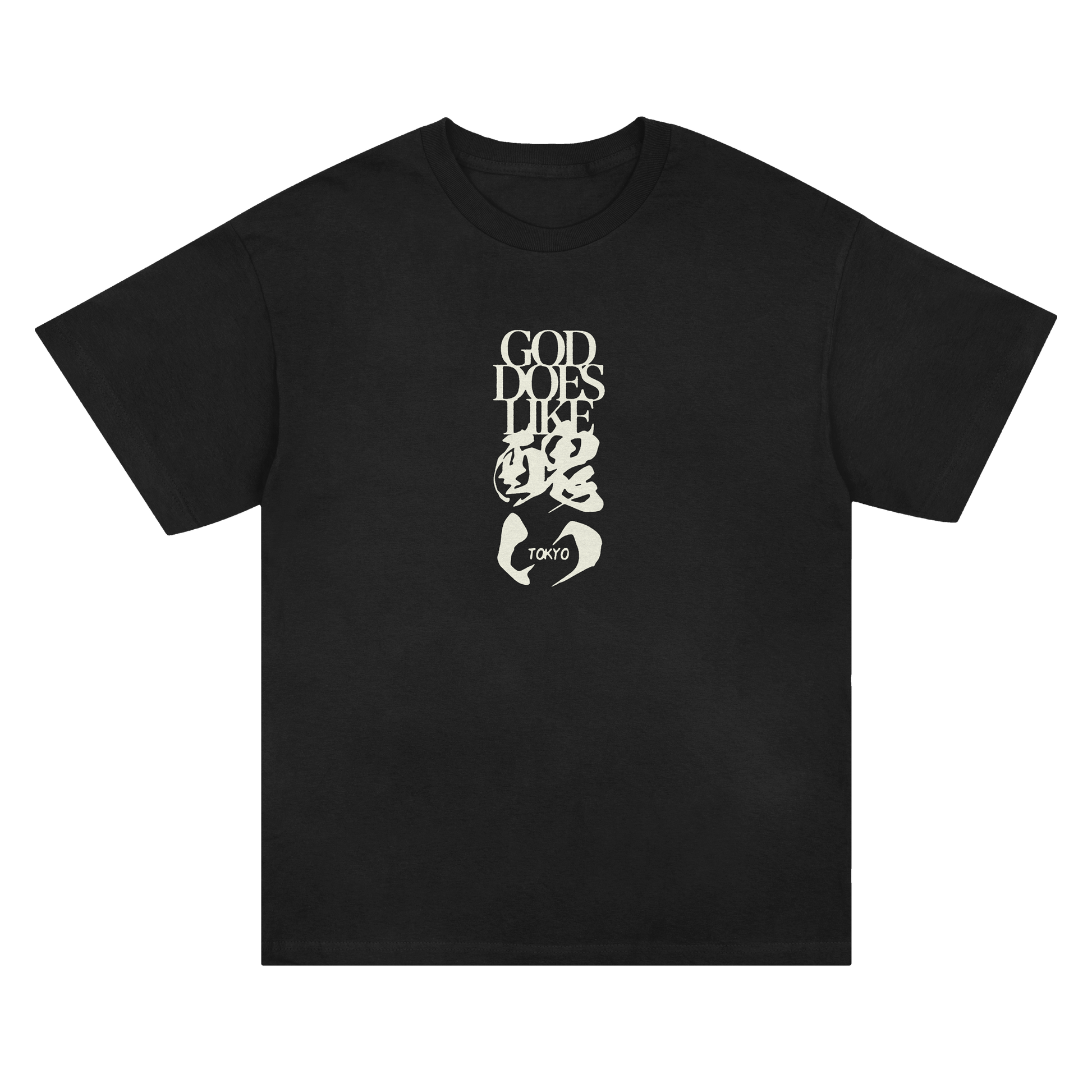 God Does Like Tokyo Tee — front