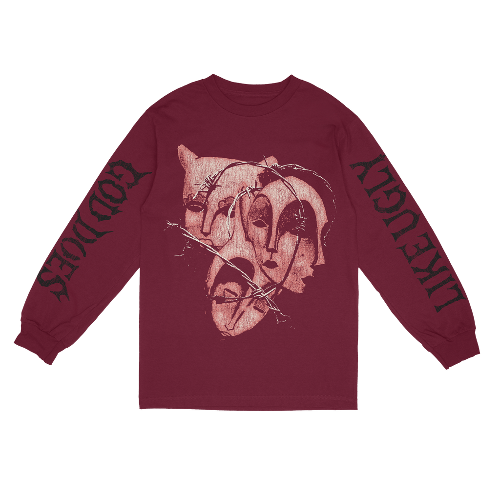 GDLU Burgundy Long Sleeve — front