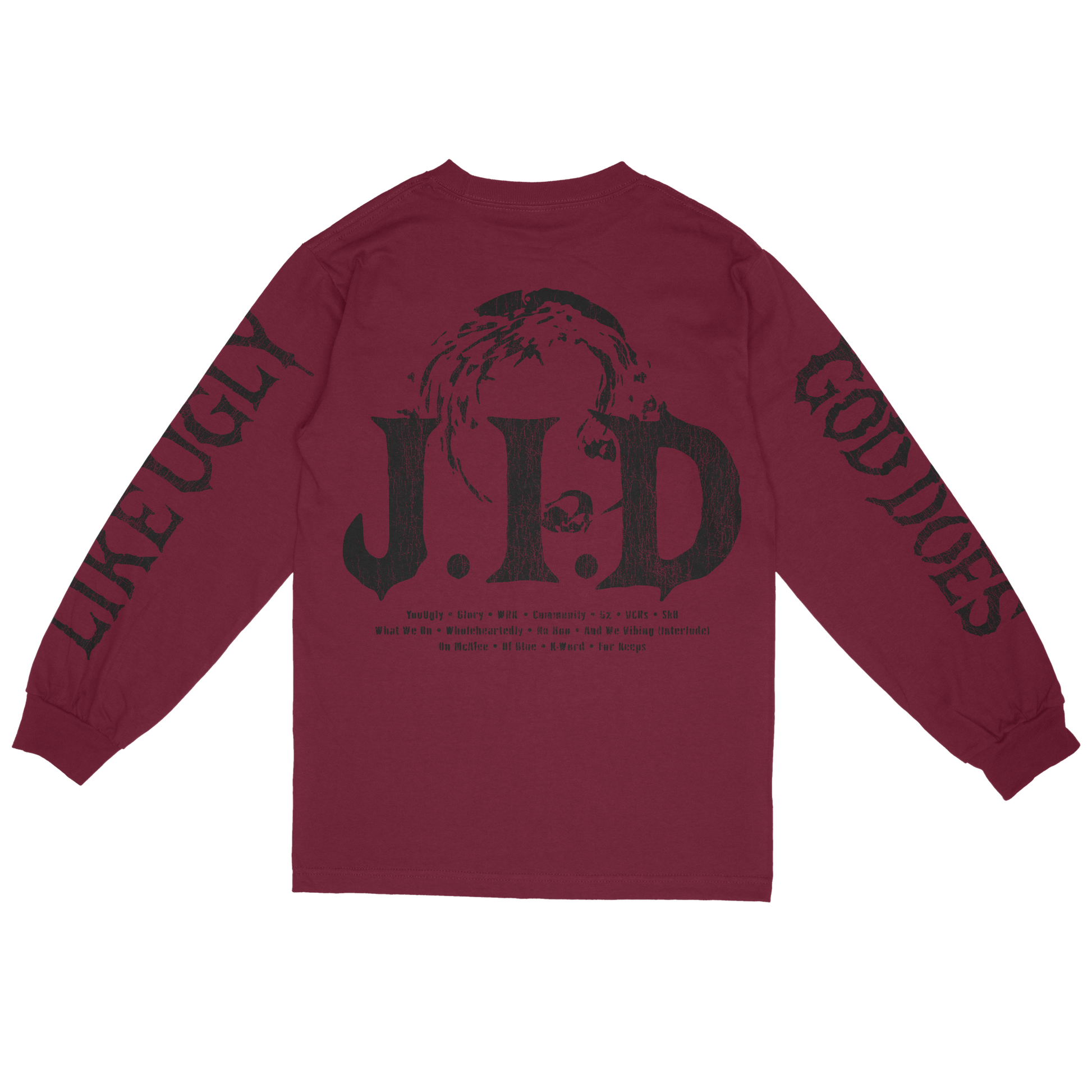 GDLU Burgundy Long Sleeve — back