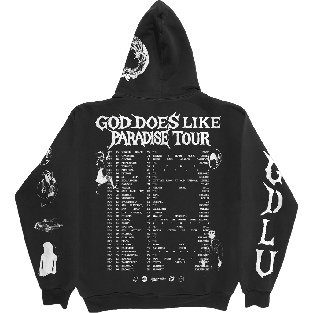GDLU North American Tour Hoodie — back